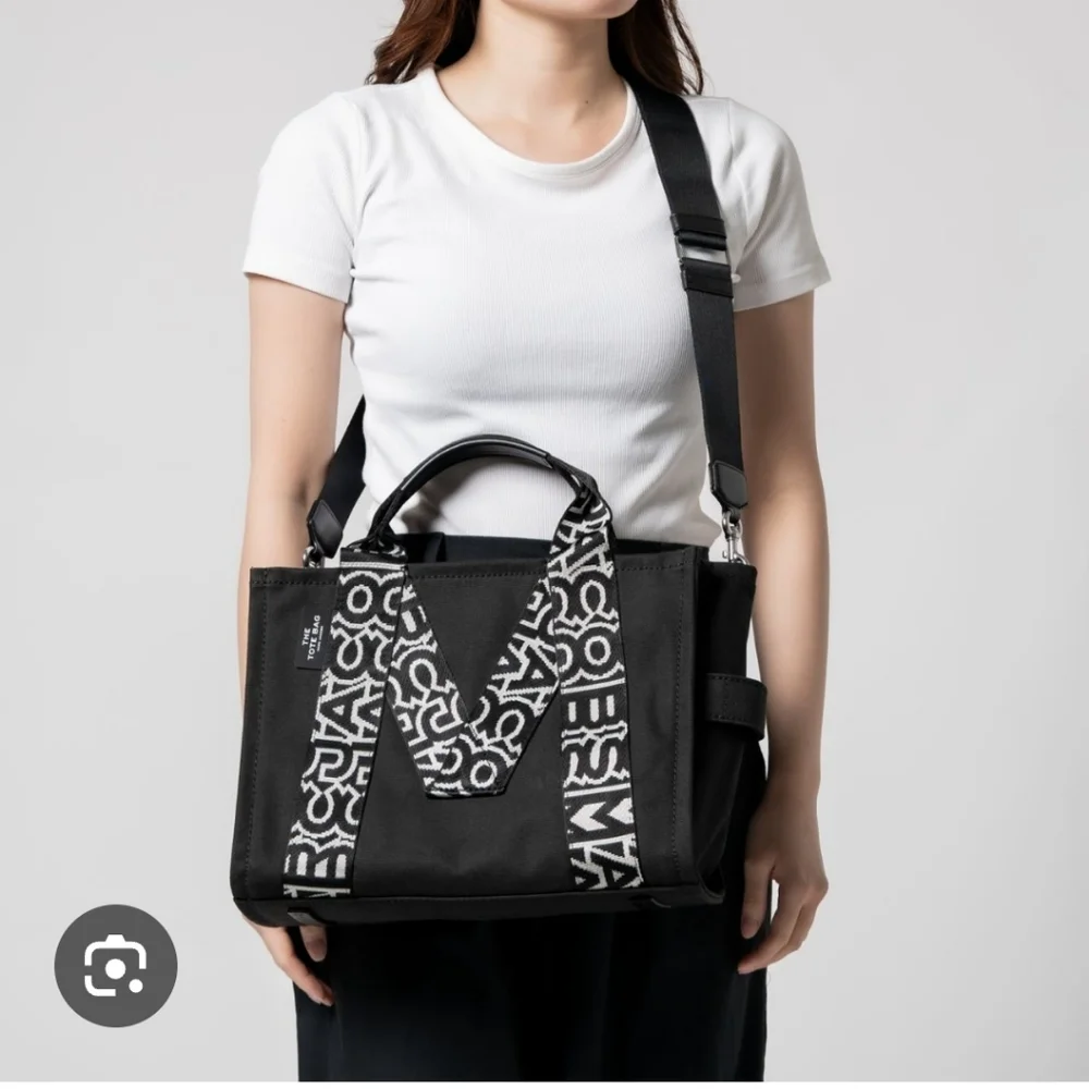 Marc Jacobs M Canvas Tote Bag